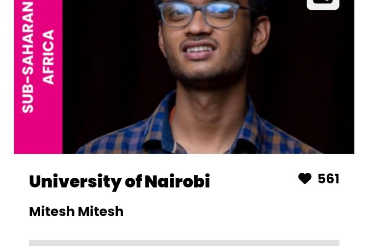 Vote for University of Nairobi For The Hult Prize On campus Global Award