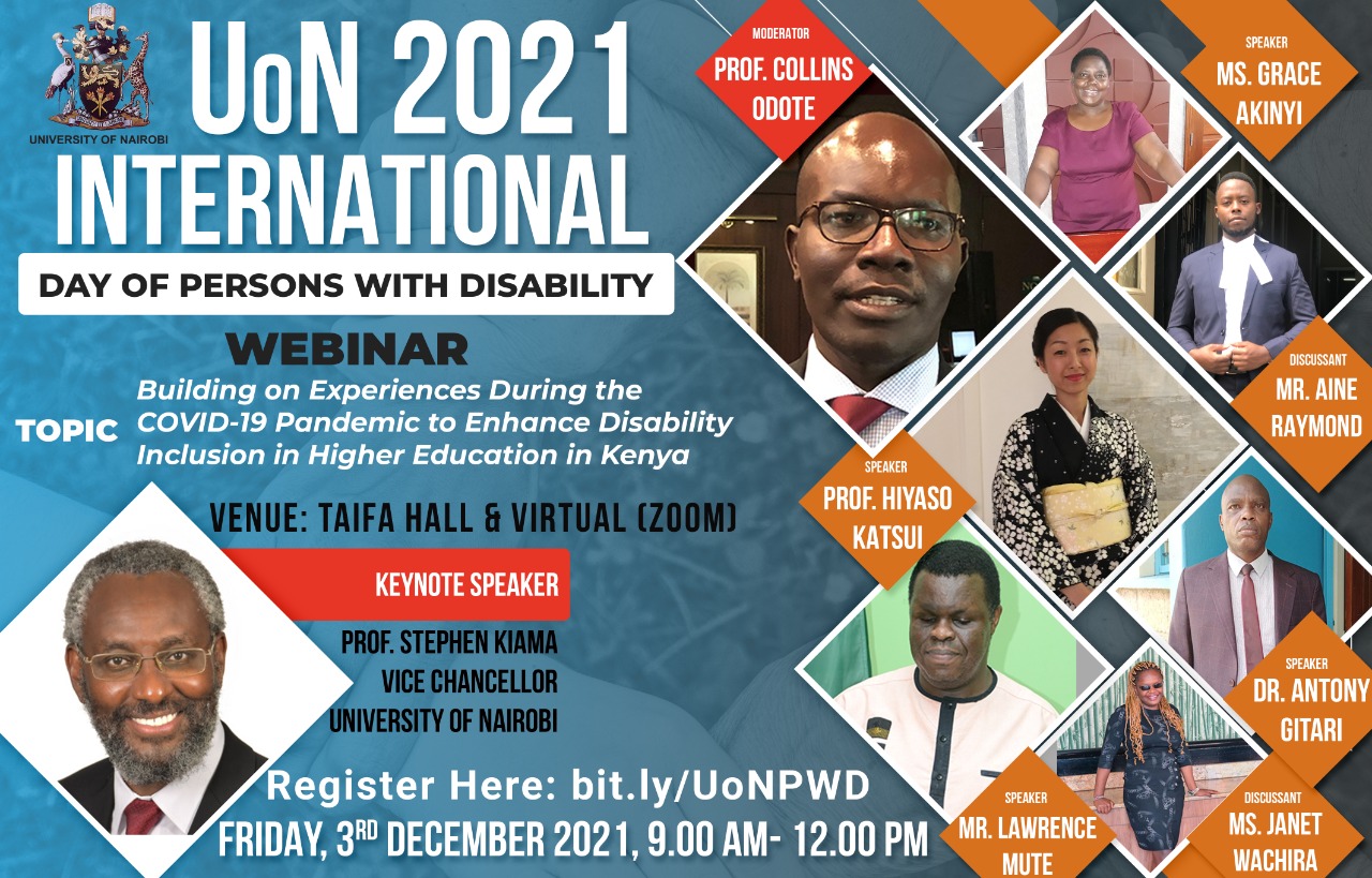Webinar Invitation - UoN International Day of Persons with Disability 2021