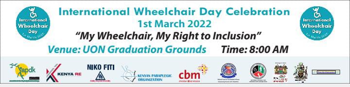 International Wheelchair Day Celebrations on Tuesday March 1, 2022