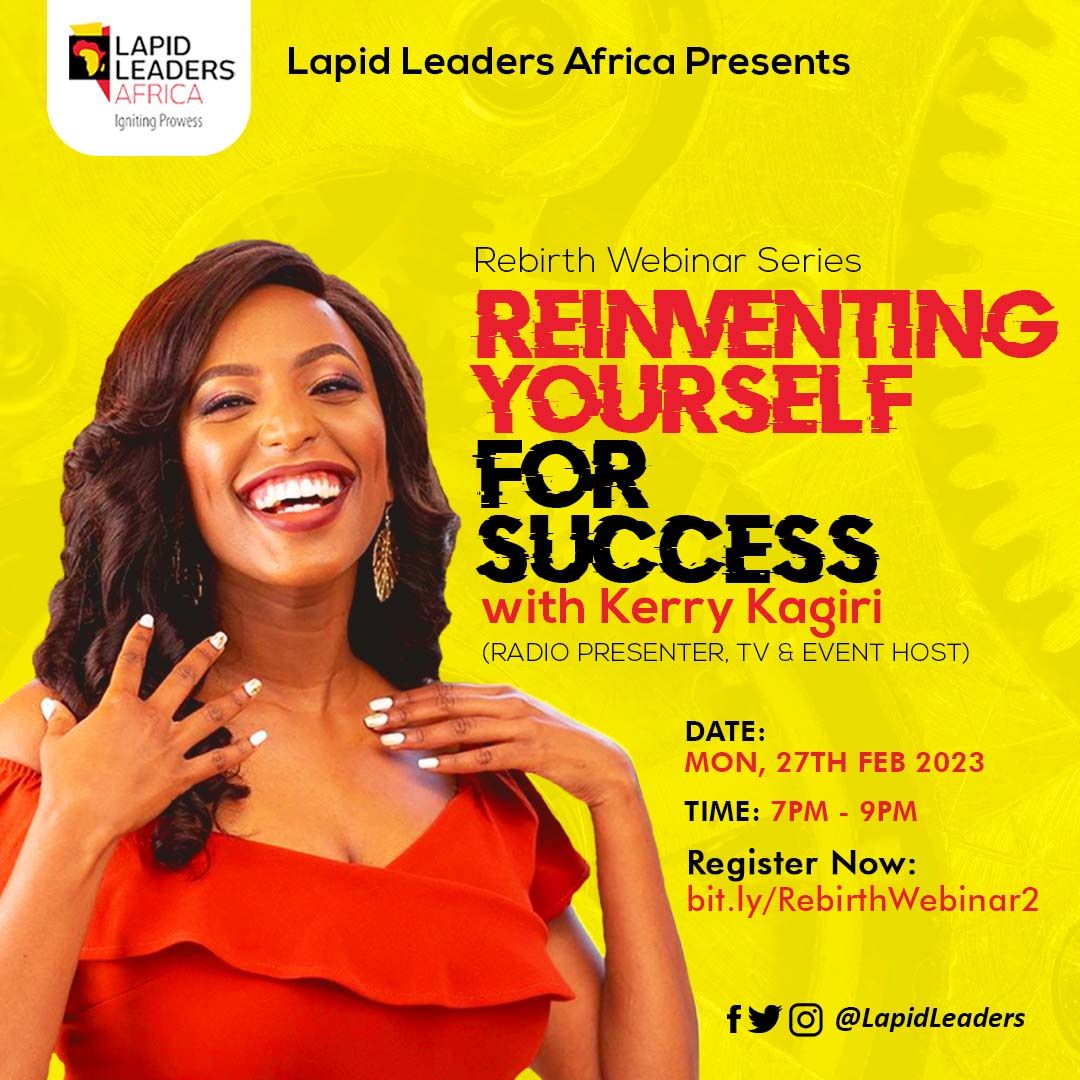Reinvent yourself for Success- Webinar Invitation - Monday February 27, 7.00-9.00pm