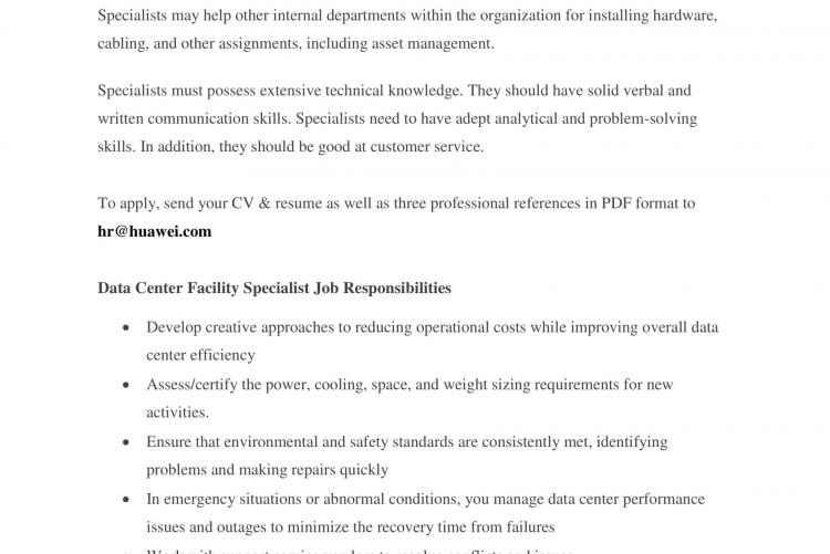 Facility Specialist