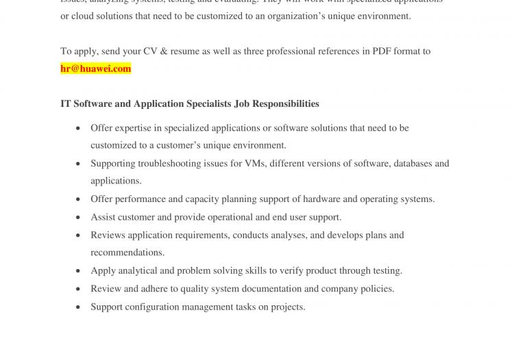 IT Software and Application