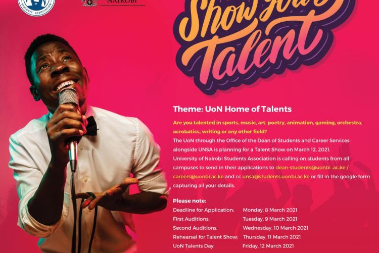 UoN Talents Day 2021 Auditions!