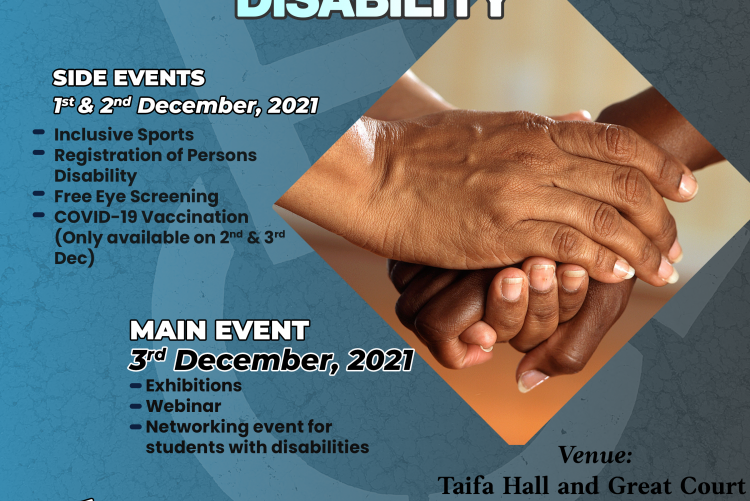 Recognizing Staff and Students  with Disability at UoN