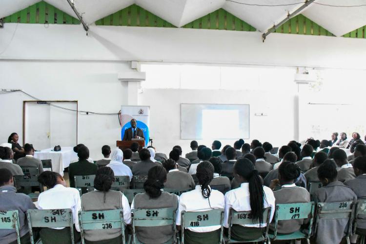 CAREER TALK AT STATE HOUSE GIRLS