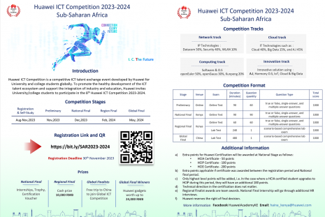 Huawei ICT Competition 2023-2024 Registration Now Open