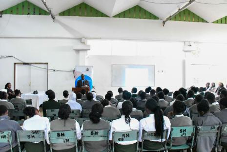 CAREER TALK AT STATE HOUSE GIRLS