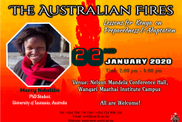 Australian Fires Seminar Poster