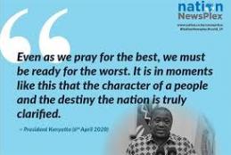 President Uhuru quote