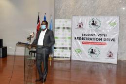 STUDENTS VOTER REGISTRATION DRIVE - UNIVERSITY OF NAIROBI - TAIFA HALL